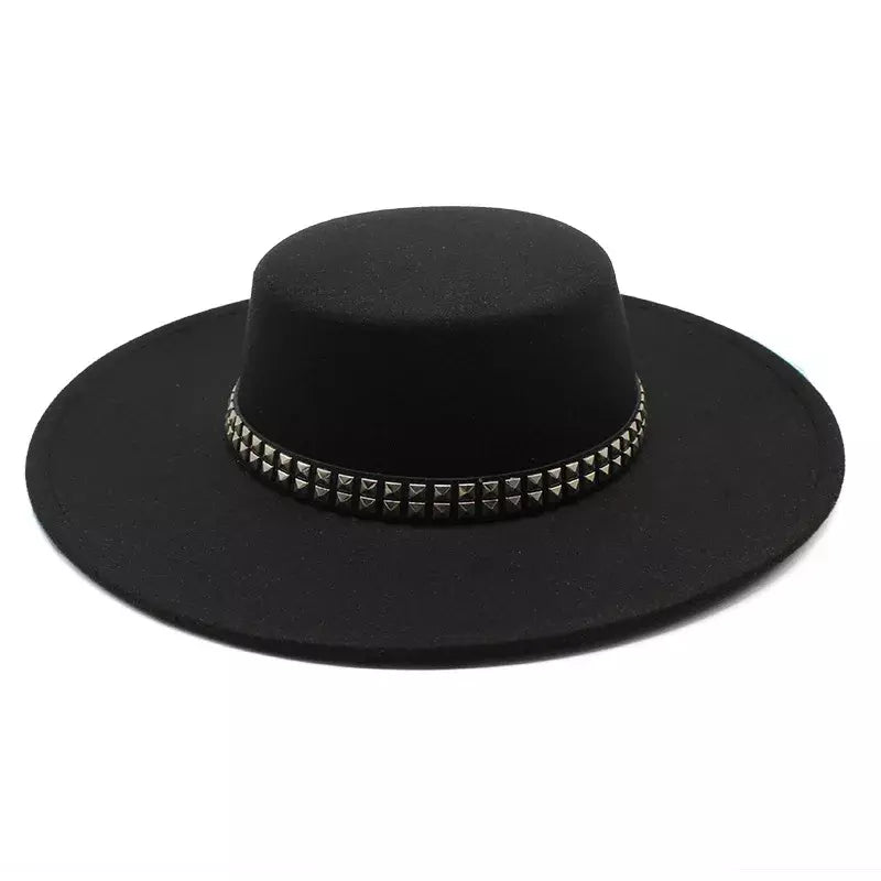 classic-metal-belt-retro-wide-brim-porkpie