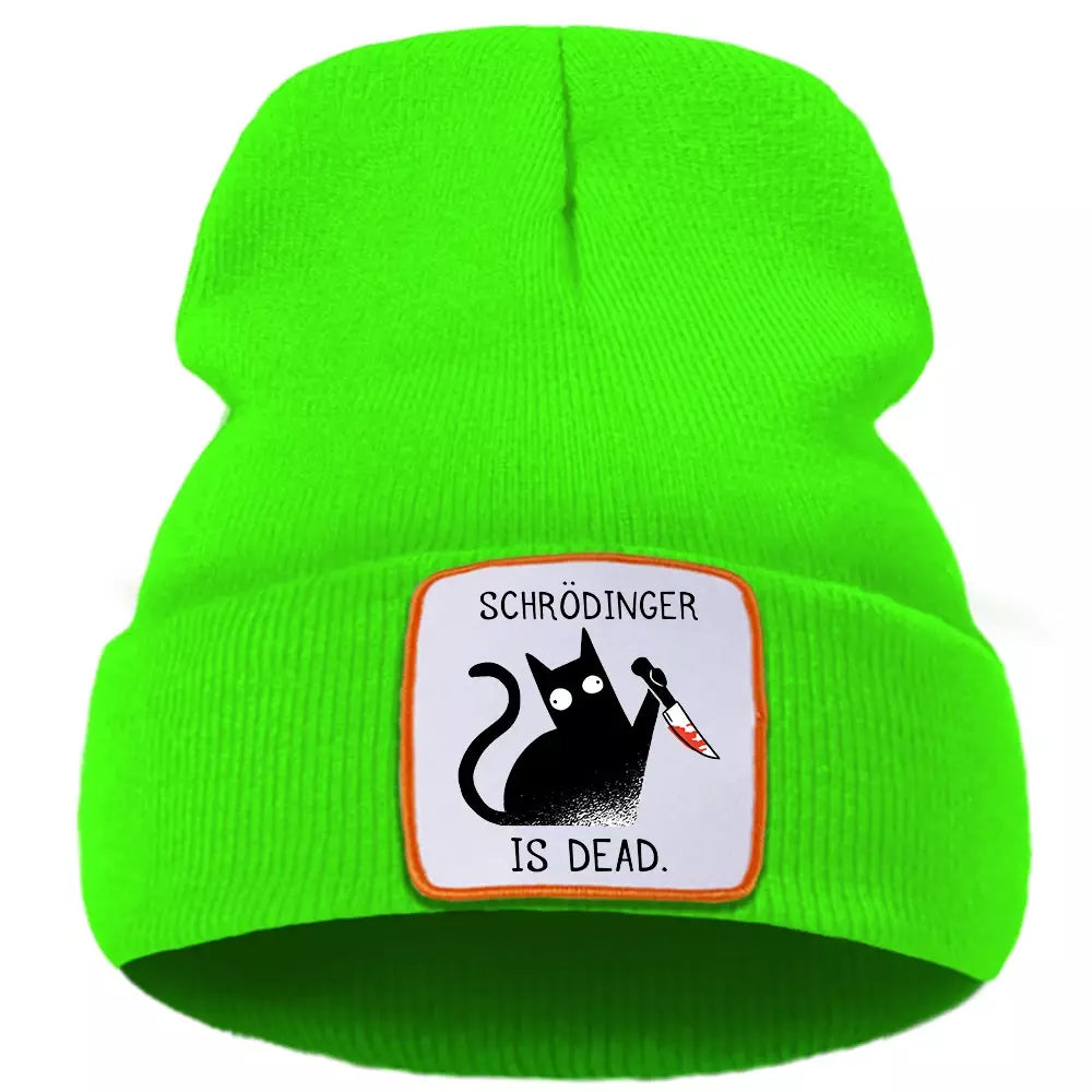 Schrodinger Is Dead Cat Beanie