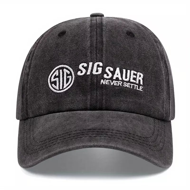 Sig Sauer Never Settle Baseball Cap