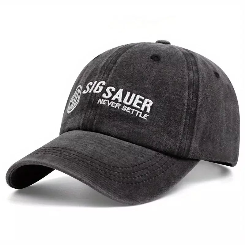 Sig Sauer Never Settle Baseball Cap