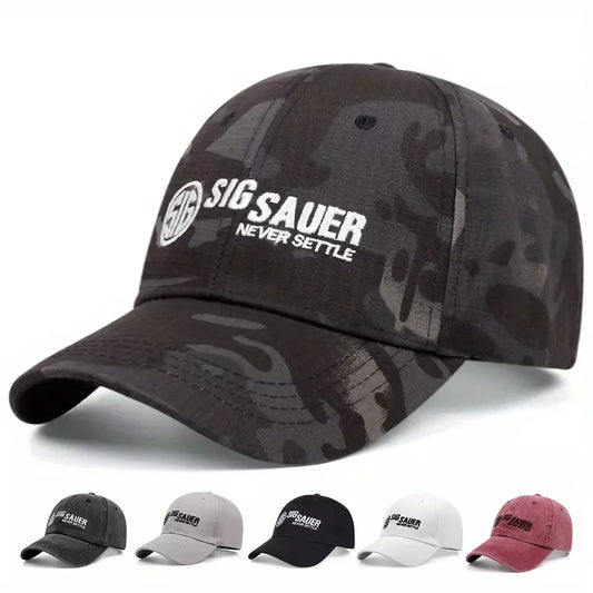 Sig Sauer Never Settle Baseball Cap