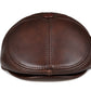 Stanley Earflaps Genuine Leather Flat Cap