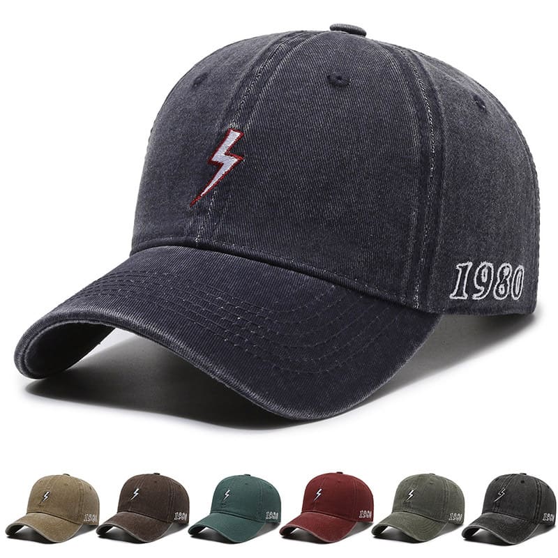 The Lightning Denim Baseball Cap