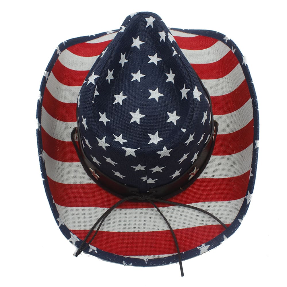 US Flag Cowboy Hat