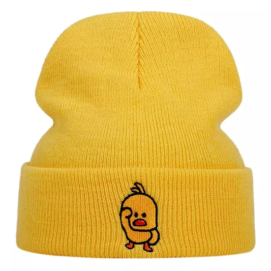 winter-skullie-knitted-yellow