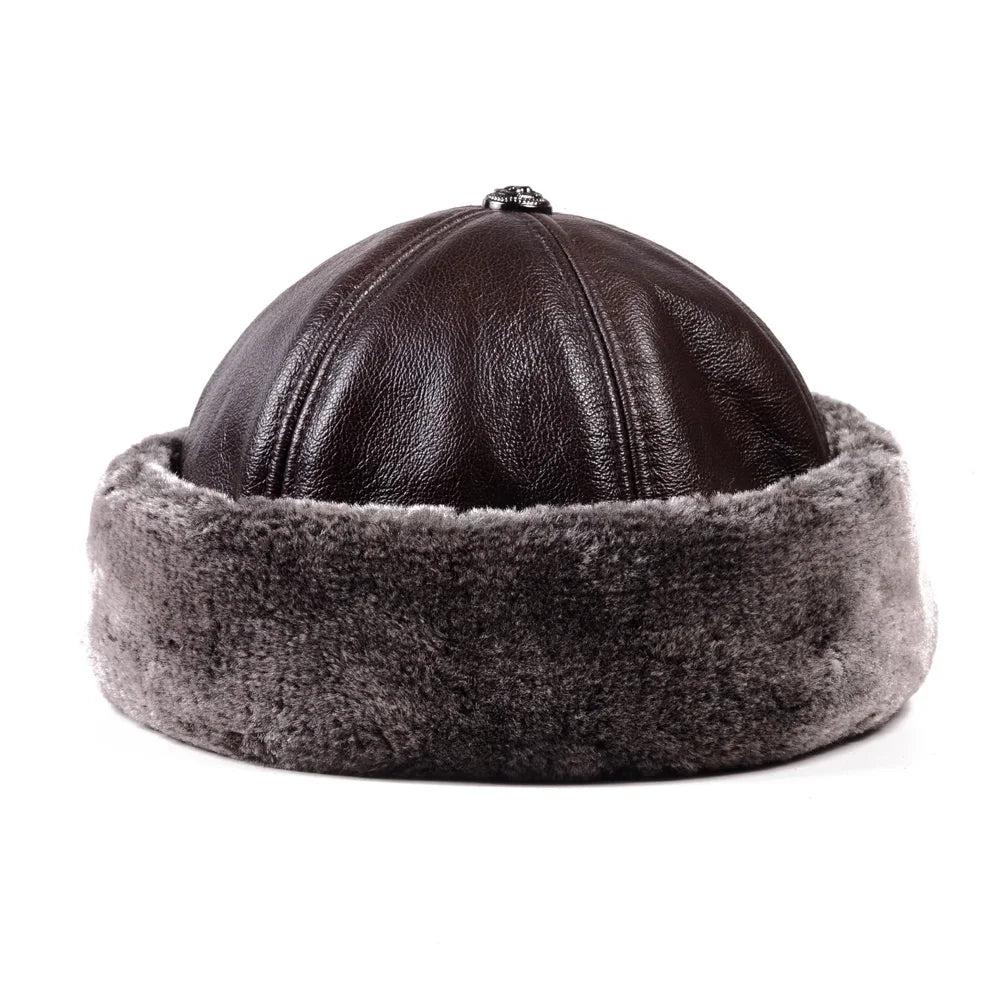 warm-classic-brimless-hat-sheepskin