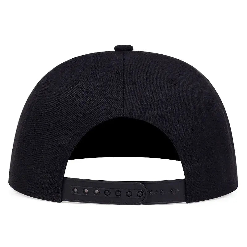 Embroidered-Plain-Black-Baseball-Cap-Ghelter 