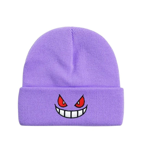 Anime-AdventureTime-Pokemon-Scary-Warm-Winter-Street-Men-Women-Striped-Vintage-Retro-Brimless-Hat