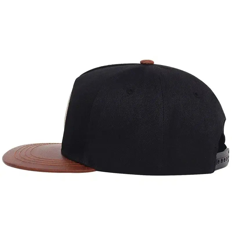 Embroidered-Plain-Black-Baseball-Cap-Ghelter 