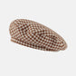 trendy-french-plaid-cotton-cap-hat