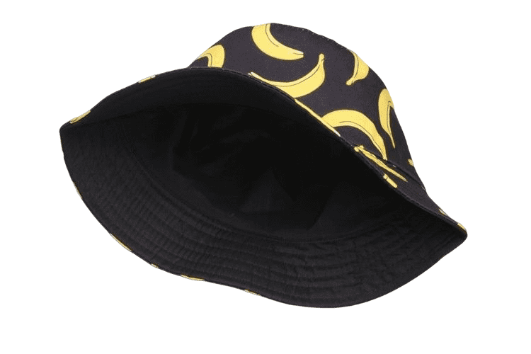 Banana Print Bucket Hat