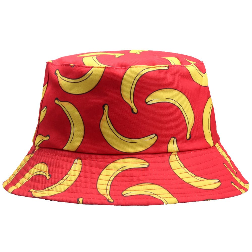 Banana Print Bucket Hat