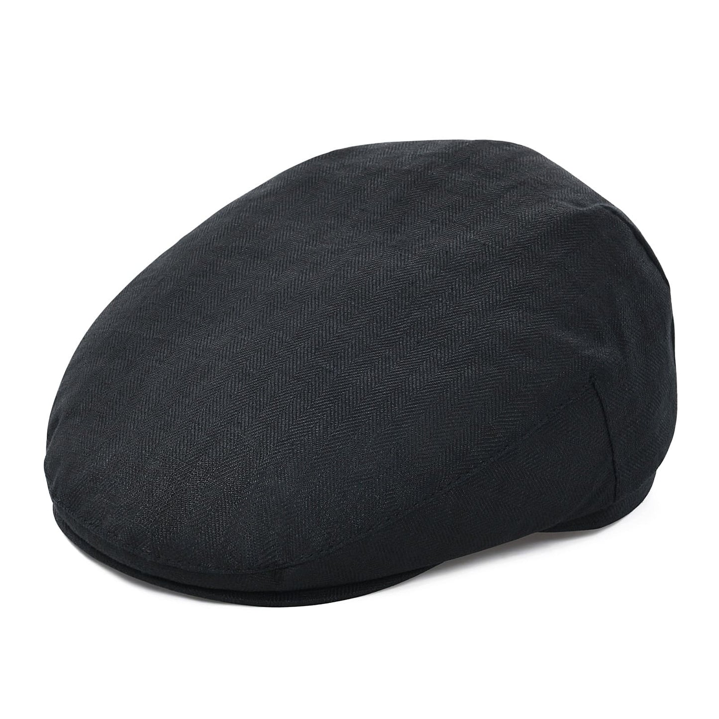 Barklay Plain Linen Flat Cap