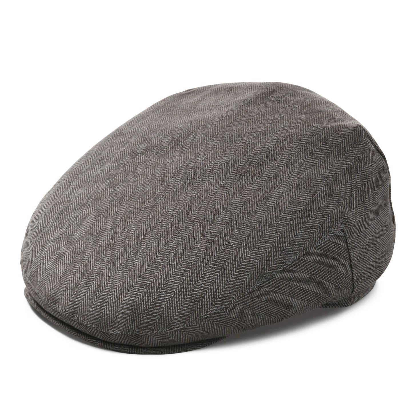 Barklay Plain Linen Flat Cap