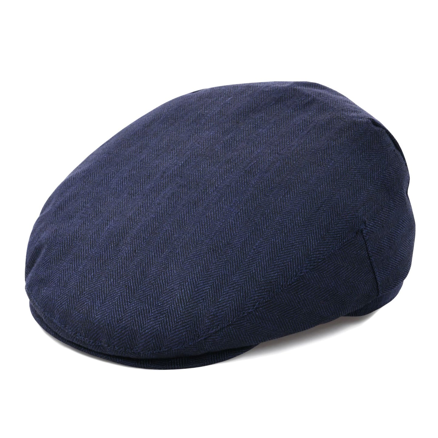 Barklay Plain Linen Flat Cap