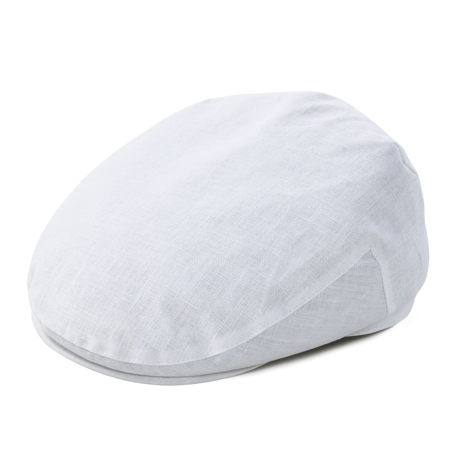 Barklay Plain Linen Flat Cap