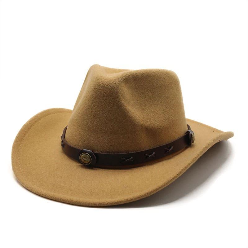 Wool cowboy hat in hot sale summer