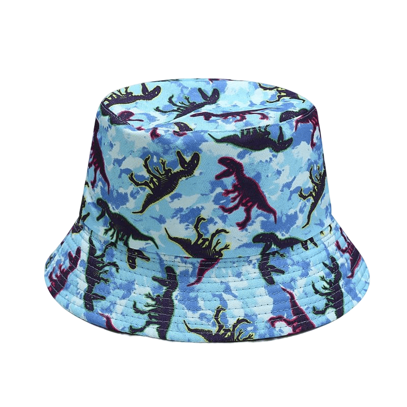 Dinosaur Bucket Hat | Reversible | 100% Cotton – Ghelter