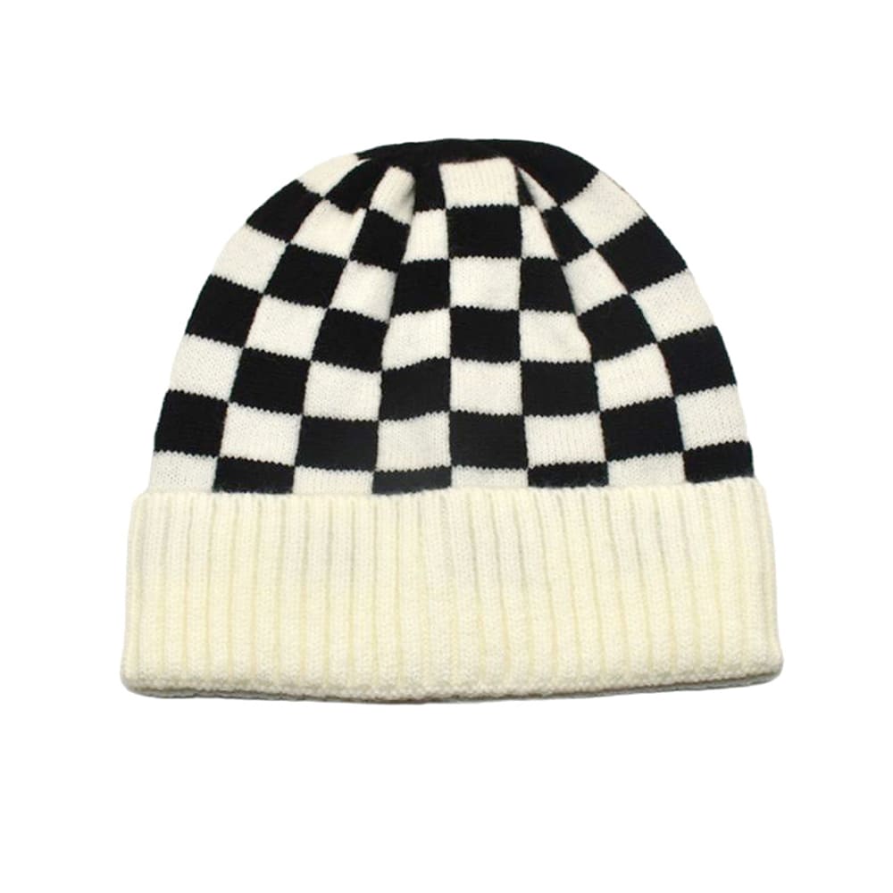 FS Plaid Cotton Beanie