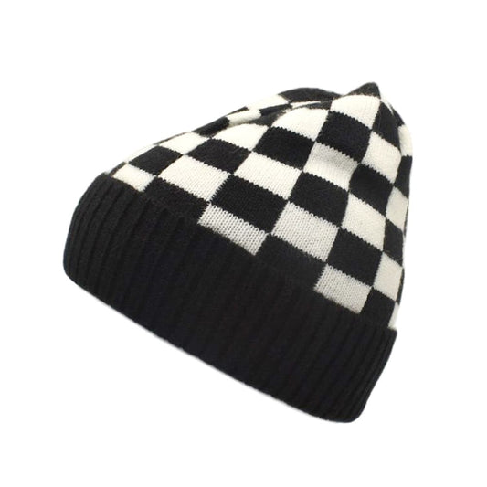 FS Plaid Cotton Beanie