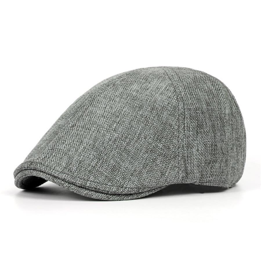 Gatsby Plain Cotton Flat Cap