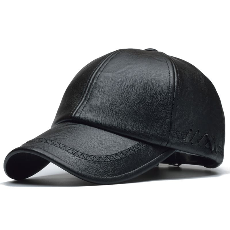 Hartley Leather Baseball Cap