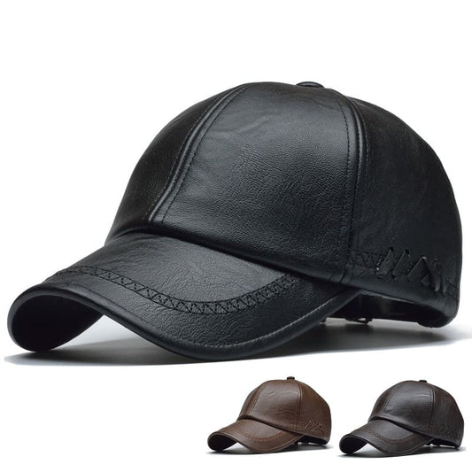 Hartley Leather Baseball Cap