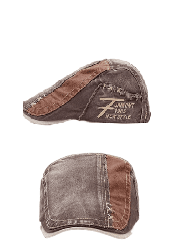 Jamont Denim Duckbill Flat Cap