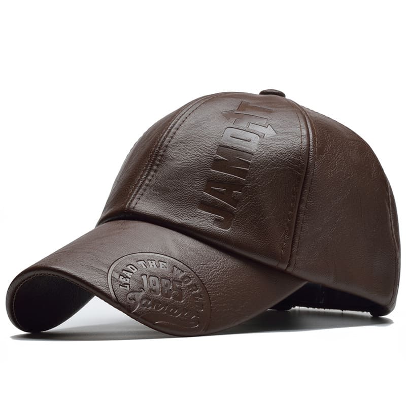 Jamont Leather Baseball Cap