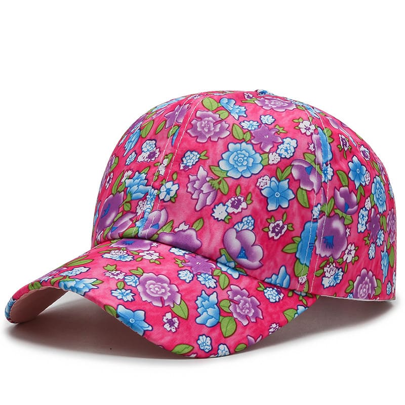 Kendall Floral Print Baseball Cap