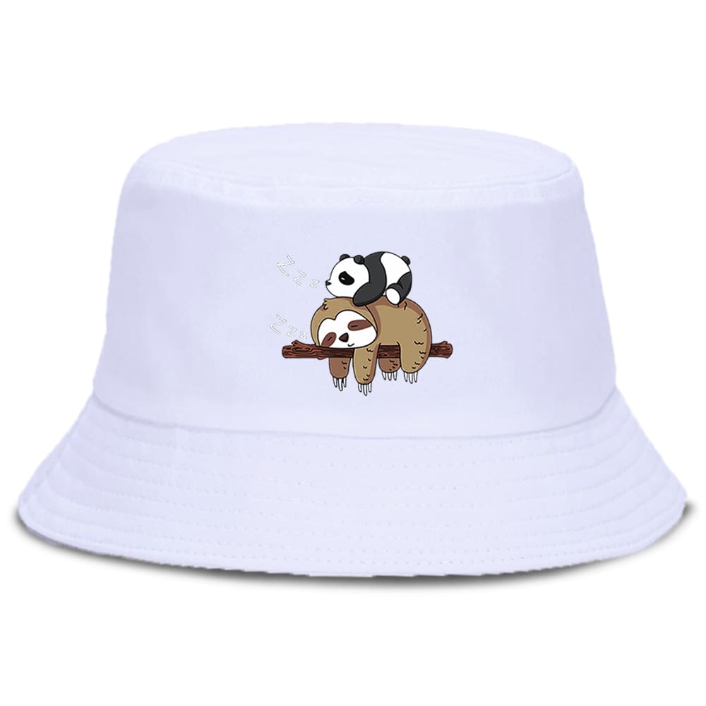 Lazy Panda & Sloth Bucket Hat