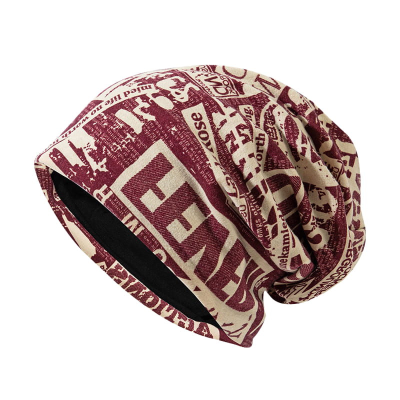 News Fever Collage Beanie