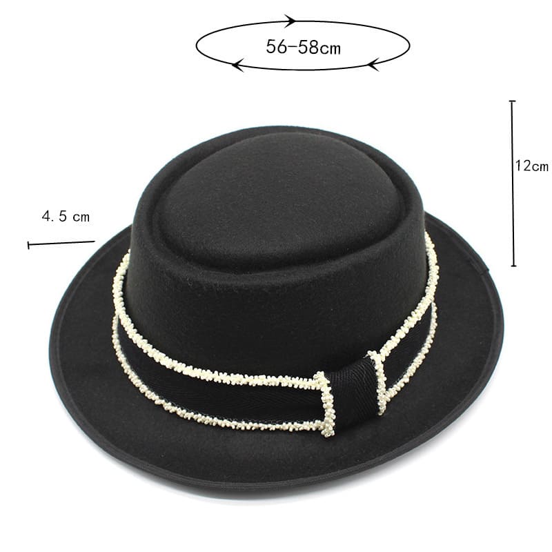 Orleans Felt Porkpie Hat