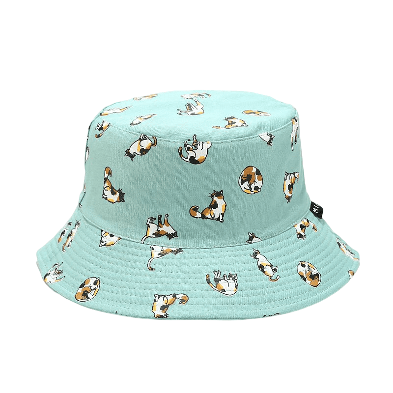 Reversible Cat Bucket Hat