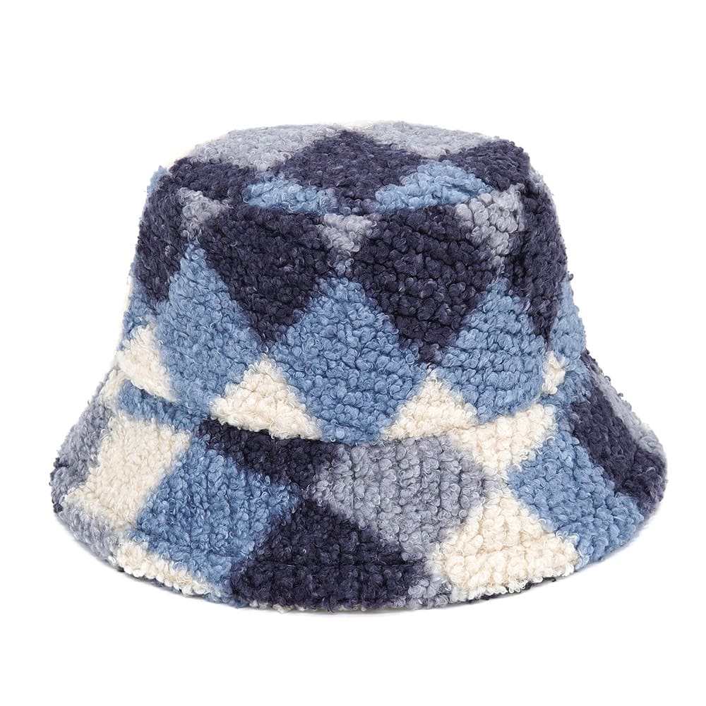 Rhombuses Fur Bucket Hat