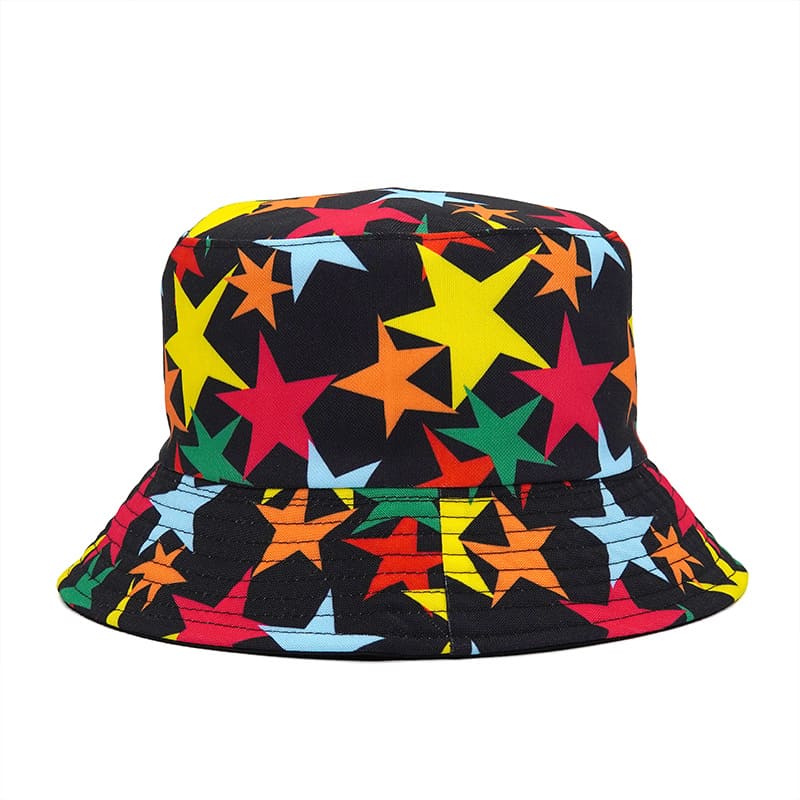 Stars Reversible Bucket Hat