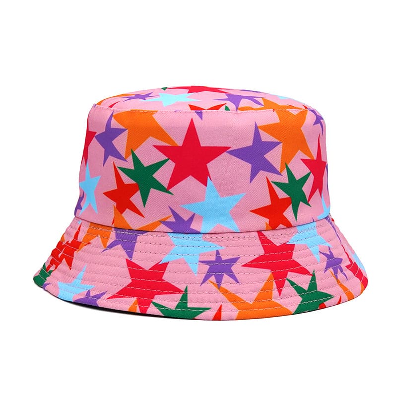 Stars Reversible Bucket Hat