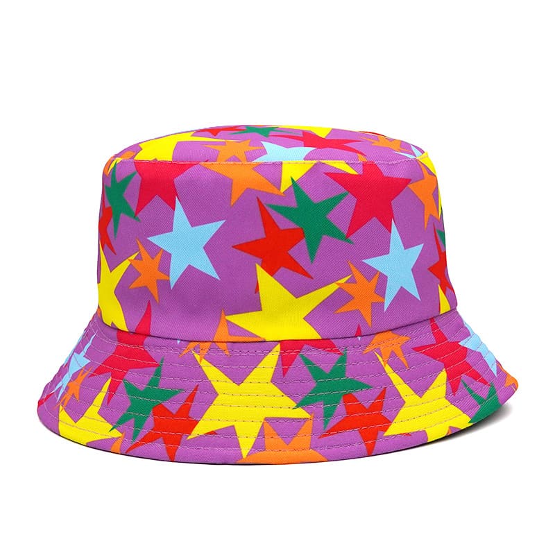 Stars Reversible Bucket Hat