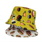 Sushi Burger Food Bucket Hat