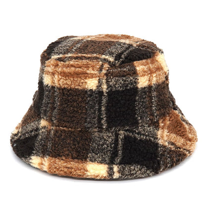 Tartan Fur Bucket Hat