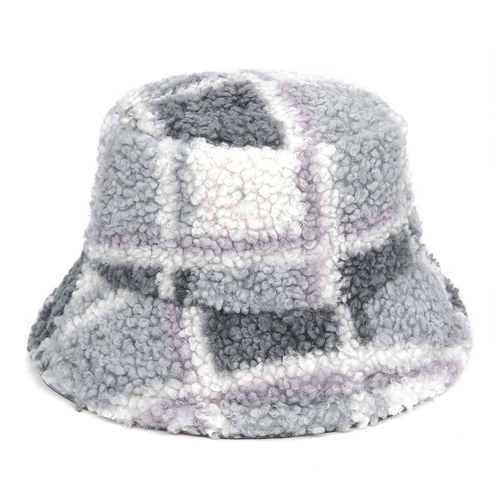 Tartan Fur Bucket Hat