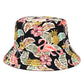 Vintage Floral Flamingo Bucket Hat