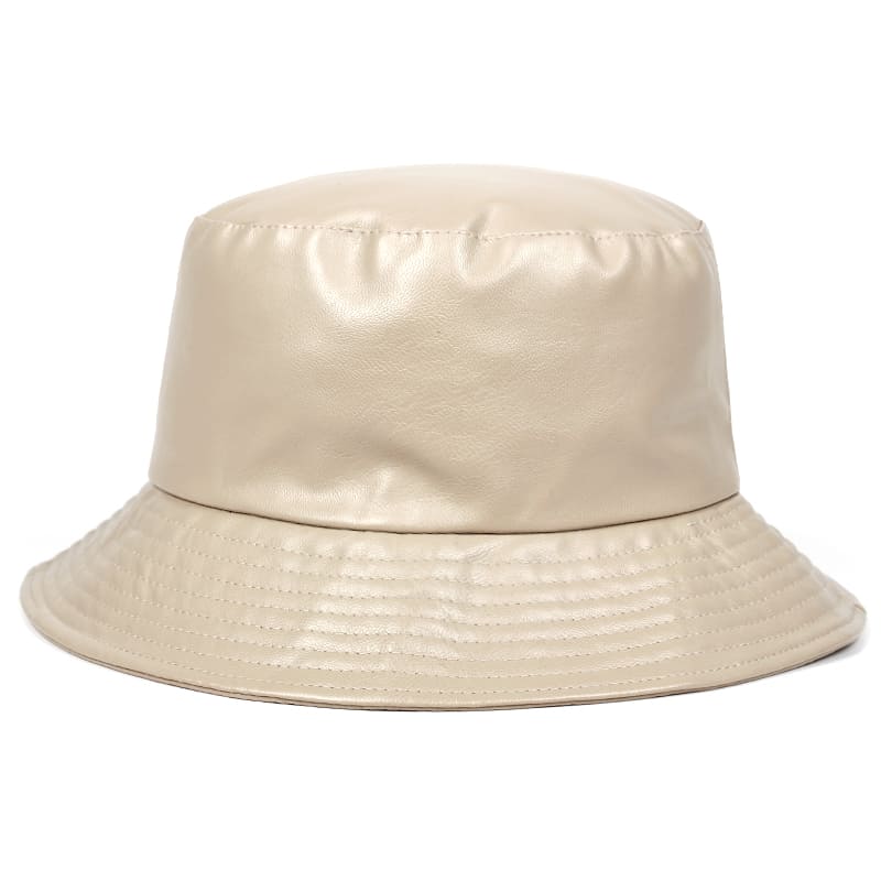 Waterproof Leather Bucket Hat