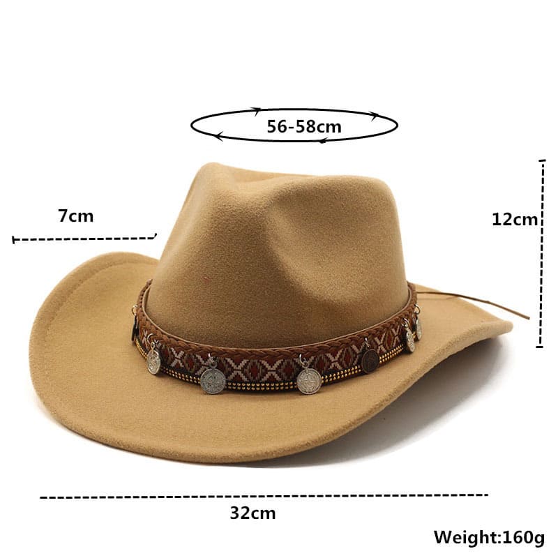 Western Vintage Cowboy Hat